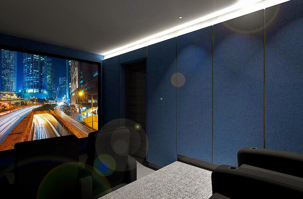 Fabric Walls The Home Cinema Co